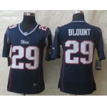Nike New England Patriots #29 LeGarrette Blount Blue Game Jersey