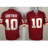 Nike Washington Redskins #10 Robert Griffin III Red Game Jersey