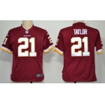 Nike Washington Redskins #21 Sean Taylor Red Game Jersey