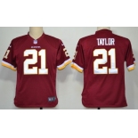 Nike Washington Redskins #21 Sean Taylor Red Game Jersey