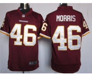 Nike Washington Redskins #46 Alfred Morris Red Game Jersey