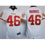 Nike Washington Redskins #46 Alfred Morris White Game Jersey
