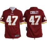Nike Washington Redskins #47 Chris Cooley Red Game Jersey