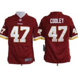 Nike Washington Redskins #47 Chris Cooley Red Game Jersey