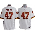 Nike Washington Redskins #47 Chris Cooley White Game Jersey