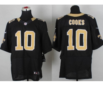 Nike New Orleans Saints #10 Brandin Cooks Black Elite Jersey