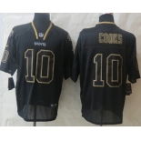 Nike New Orleans Saints #10 Brandin Cooks Lights Out Black Elite Jersey