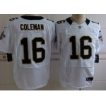 Nike New Orleans Saints #16 Brandon Coleman White Elite Jersey