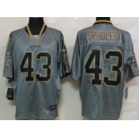 Nike New Orleans Saints #43 Darren Sproles Lights Out Gray Elite Jersey
