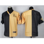 Nike New Orleans Saints Blank Black/Gold Two Tone Elite Jersey