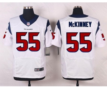 Men's Houston Texans #55 Benardrick McKinney White Road NFL Nike Elite Jersey