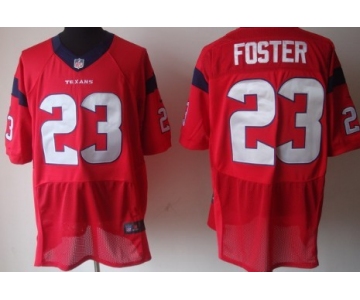 Nike Houston Texans #23 Arian Foster Red Elite Jersey
