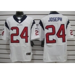 Nike Houston Texans #24 Johnathan Joseph White Elite Jersey