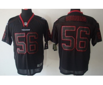 Nike Houston Texans #56 Brian Cushing Lights Out Black Elite Jersey