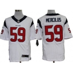 Nike Houston Texans #59 Whitney Mercilus White Elite Jersey