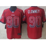 Nike Houston Texans #90 Jadeveon Clowney Drift Fashion Red Elite Jersey