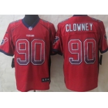 Nike Houston Texans #90 Jadeveon Clowney Drift Fashion Red Elite Jersey