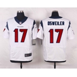 Nike Texans #17 Brock Osweiler White Men's Stitched NFL Elite Jersey