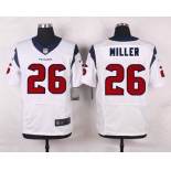 Nike Texans #26 Lamar Miller White Men's Stitched NFL Elite Jersey