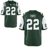 Men's New York Jets #22 Matt Forte Green Team Color NFL Nike Elite Jersey