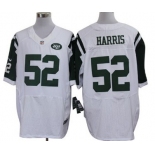 Nike New York Jets #52 David Harris White Elite Jersey