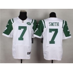 Nike New York Jets #7 Geno Smith White Elite Jersey