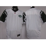 Nike New York Jets Blank White Elite Jersey