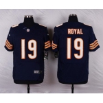 Men's Chicago Bears #19 Eddie Royal Navy Blue Team Color NFL Nike Elite Jersey