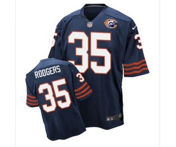 Nike Bears #35 Jacquizz Rodgers Navy Blue Throwback Men's Stitched NFL Elite Jersey