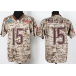 Nike Chicago Bears #15 Brandon Marshall 2013 USMC Camo Elite Jersey