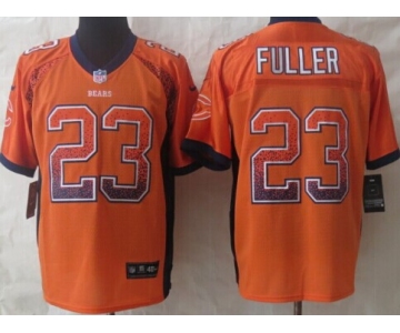 Nike Chicago Bears #23 Kyle Fuller Drift Fashion Orange Elite Jersey