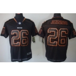 Nike Chicago Bears #26 Tim Jennings Lights Out Black Elite Jersey