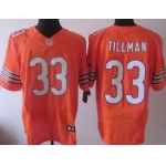 Nike Chicago Bears #33 Charles Tillman Orange Elite Jersey