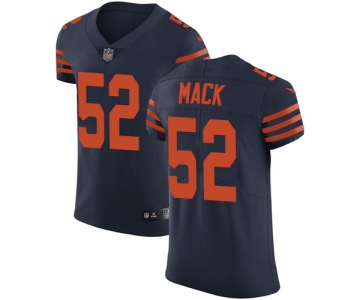 Nike Chicago Bears #52 Khalil Mack Navy Blue Alternate Men's Stitched NFL Vapor Untouchable Elite Jersey