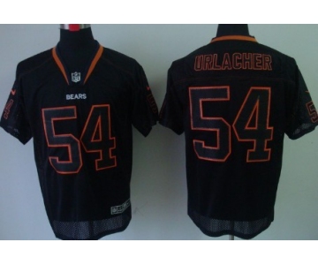 Nike Chicago Bears #54 Brian Urlacher Lights Out Black Elite Jersey