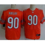 Nike Chicago Bears #90 Jeremiah Ratliff Orange Elite Jersey
