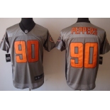Nike Chicago Bears #90 Julius Peppers Gray Shadow Elite Jersey