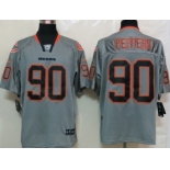 Nike Chicago Bears #90 Julius Peppers Lights Out Gray Elite Jersey