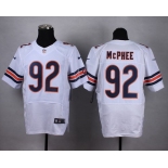Nike Chicago Bears #92 Pernell McPhee White Elite Jersey
