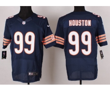 Nike Chicago Bears #99 Lamarr Houston Blue Elite Jersey