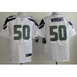 Nike Seattle Seahawks #50 K.J. Wright White Elite Jersey