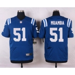 Men's Indianapolis Colts #51 Henoc Muamba Royal Blue Team Color NFL Nike Elite Jersey