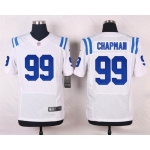 Men's Indianapolis Colts #99 Josh Chapman White Road NFL Nike Elite Jersey