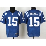 Nike Indianapolis Colts #15 LaVon Brazill Blue Elite Jersey