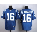 Nike Indianapolis Colts #16 Phillip Dorsett  Blue Elite Jersey