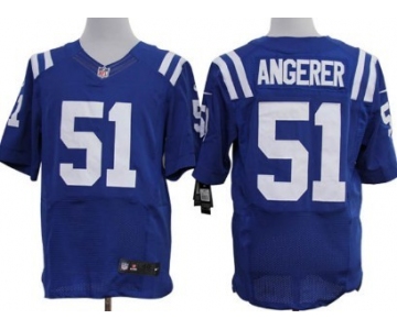 Nike Indianapolis Colts #51 Pat Angerer Blue Elite Jersey
