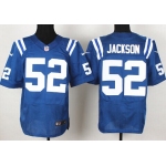 Nike Indianapolis Colts #52 D'Qwell Jackson Blue Elite Jersey