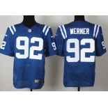 Nike Indianapolis Colts #92 Bjorn Werner Blue Elite Jersey