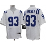 Nike Indianapolis Colts #93 Dwight Freeney White Elite Jersey