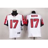 Men's Atlanta Falcons #17 Devin Hester Nike White Elite Jersey